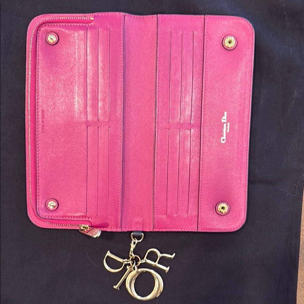 Christian Dior Pink Wallet
